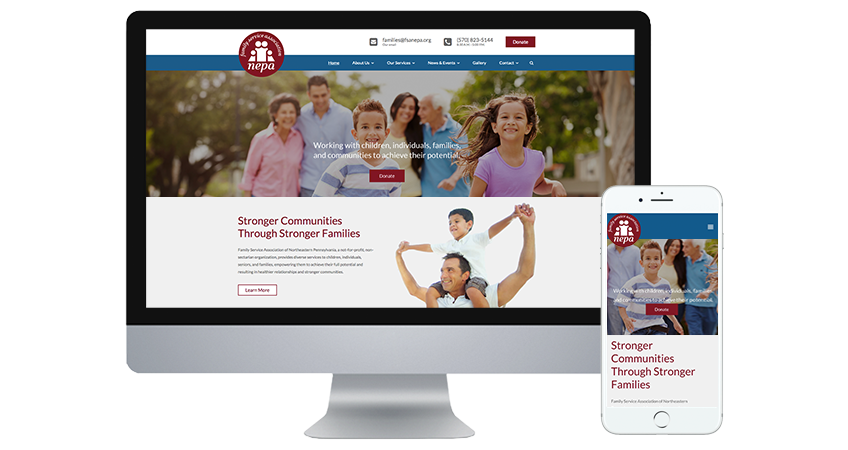 The new website for the Family Service Association NEPA is now live!