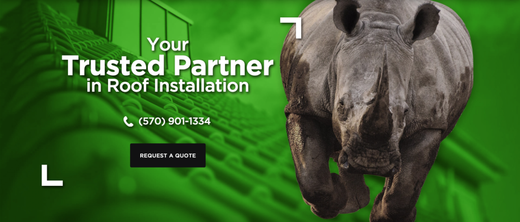 Mock Up Design Green Rhino Website