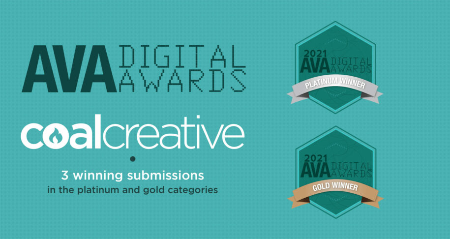 Coal Creative Wins Big at the 2021 AVA Digital Awards