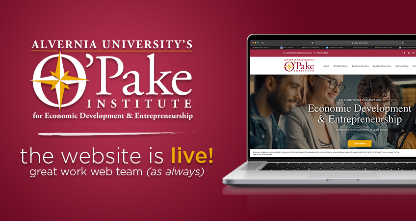 The O'Pake Institute for Economic Development & Leadership website is live!