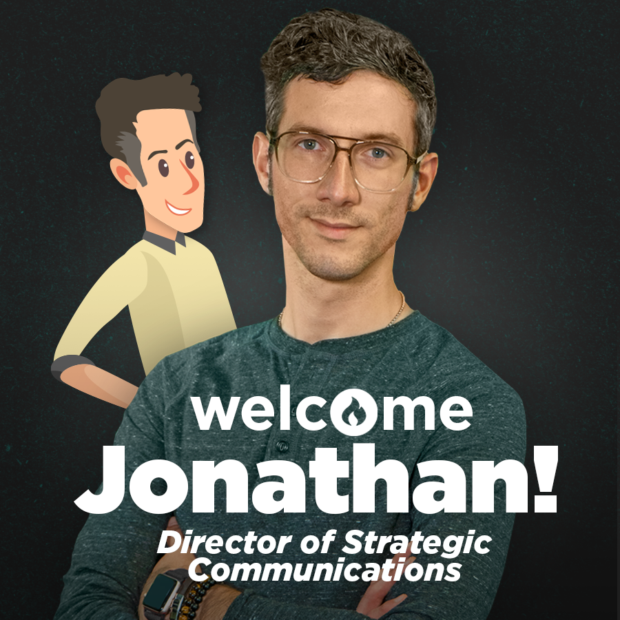 Welcome Jonathan! Director of Strategic Communications