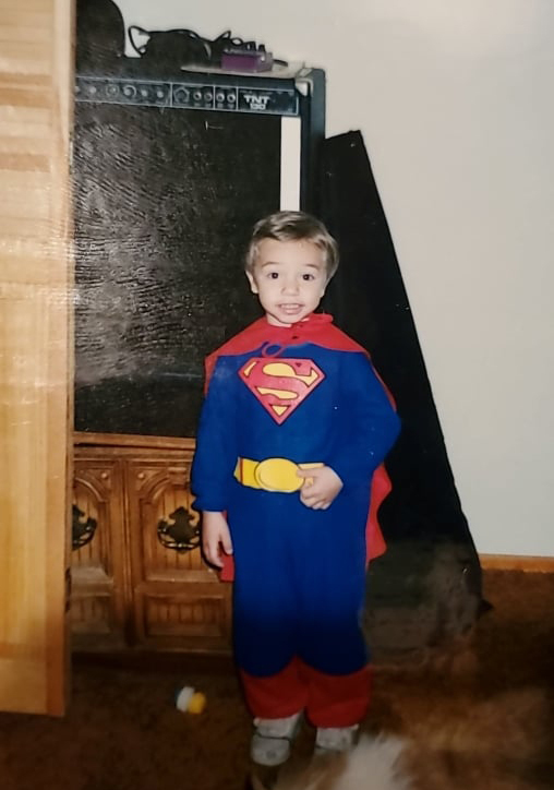 Travis as Superman