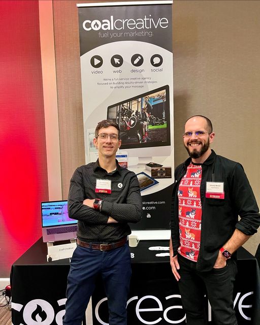 Jon O’Connell, Director of Strategic Communications, and Jeremy Brown, Project Manager, represented Coal Creative at the Pittsburgh Airport Area Chamber of Commerce’s Jingle Fest.