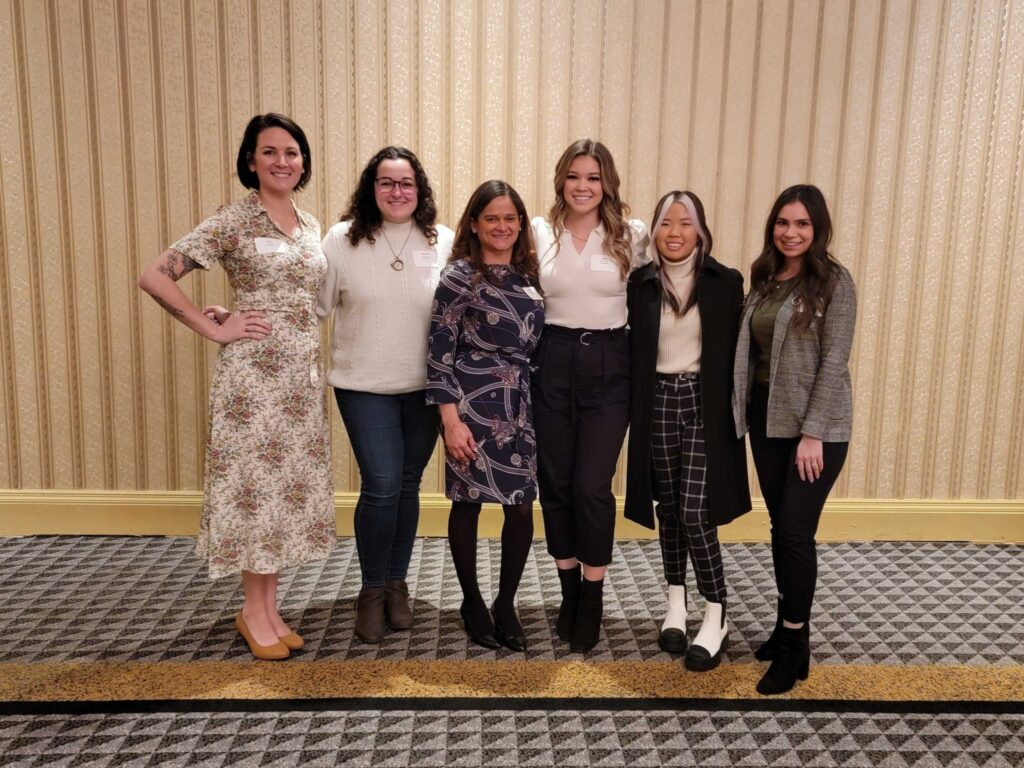 Coal Creative was well represented at the Greater Scranton Chamber of Commerce Women’s Network Luncheon. The women of Coal, from left, include Holly K. Pilcavage, Samantha Bucher, Marleny Encarnacion, Alijah Chamberlain, Jay Nguyen and Camaryn Lokuta.
