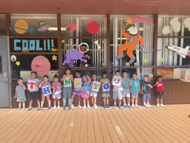 This May, our team volunteered to paint windows at the South Wilkes-Barre Child Development Council through the United Way of Wyoming Valley’s Day of Caring. When the kids saw our work, they sent us this photo. 