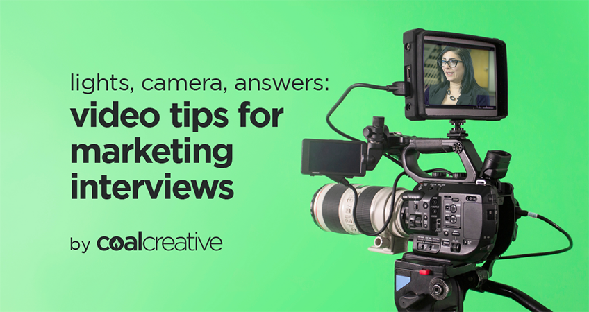 Lights, Camera, Answers: Video Tips for Marketing Interviews